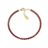 Pulsera Amen Mujer Tennis in Plata Zircone BT3GR17 - BT3GR17